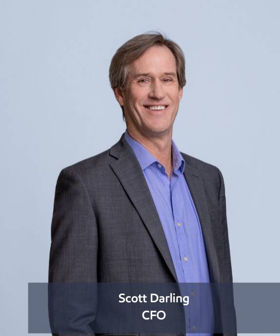Headshot of Low Carbon Solutions CFO, Scott Darling.